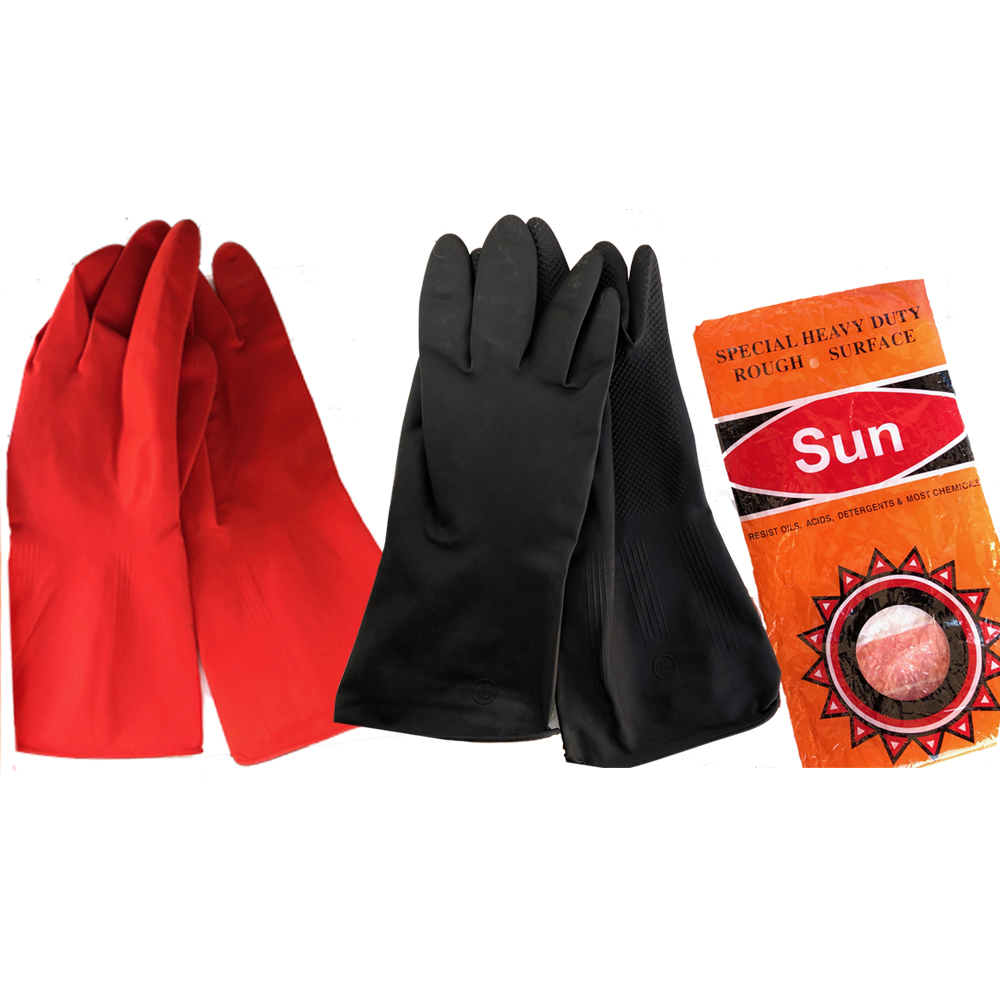Rubber Sun Gloves